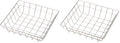 American Metalcraft SQGS8 Square Wire Grid Basket, Stainless Steel, 8-Inches (Pack of 2) 8-Inches (Pack of 2)