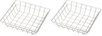 American Metalcraft SQGS8 Square Wire Grid Basket, Stainless Steel, 8-Inches (Pack of 2) 8-Inches (Pack of 2)