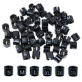 180PCS Round Plastic Hanger Size Marking Button S/M/L/XL/2XL/3XL Black Code Garment Size Marking Tool Suitable for 3-5mm Hanger Rod