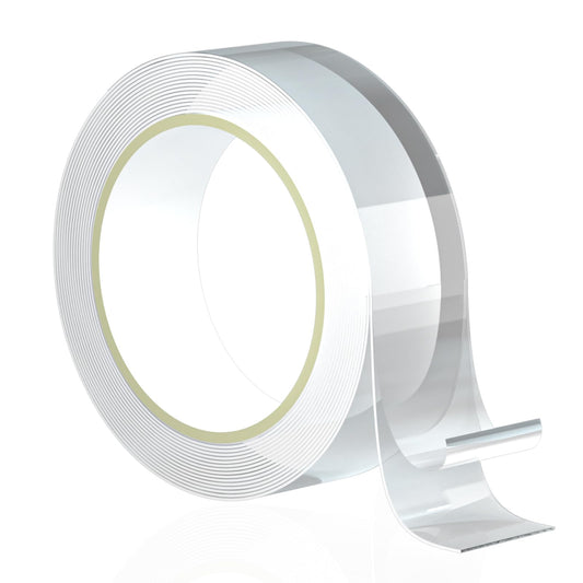 Heavy Duty Double Sided Nano Tape, 120" Removable & Resuable No Residue Nano Tape for Picture Hanging, Indoor Decor, Mirrors & Home Organization, Room Decoration 120IN/10FT