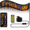 Large Custom LED Sign, Jumbotron Devil Eyes for Truck Social Windshield 23''x5''