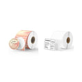 2" Orange Round Thermal Labels 500 Labels/Roll+2x2 Thermal Labels 750 Labels/Roll