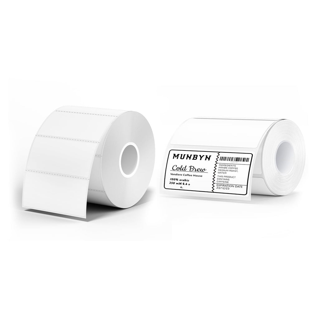 2x1 Inch Thermal Labels+4x2 Direct Thermal Labels