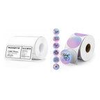 4x2 Direct Thermal Labels+2 Inch Round Thermal Labels