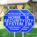 2PCS Home Security Signs for Yard, Protected by Home Security System 2