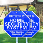 2PCS Home Security Signs for Yard, Protected by Home Security System 2