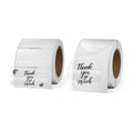 Clear Thermal Labels Vinyl 2 Inch & 1 × 2 Inch Bundled