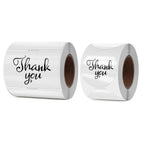 Clear Thermal Labels Vinyl 2 × 3 Inch & 2 Inch Bundled