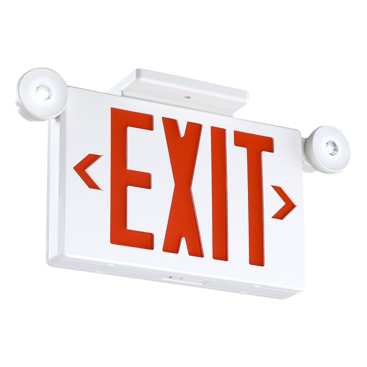 Gruenlich Exit Sign with Emergency Light, Battery Backup, 1 Pack 1-Pack