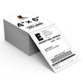 HUOJI 4x6 Thermal Labels, Perforated, 500/Stack, Commercial Grade 1 Stack | 500 Labels