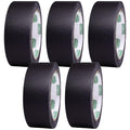 Black BookGuard 1.5-inch wide vinyl-coated cotton bookbinding tape for repair, shown rolled and ready for arts, office, or library use