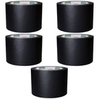 Black BookGuard 3-inch bookbinding repair cloth tape on a roll, used for reinforcing book spines, 15 yards per roll, case of 5.
