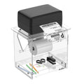 Acrylic Label Roll Holder for Thermal Printer Desktop Stand Transparent