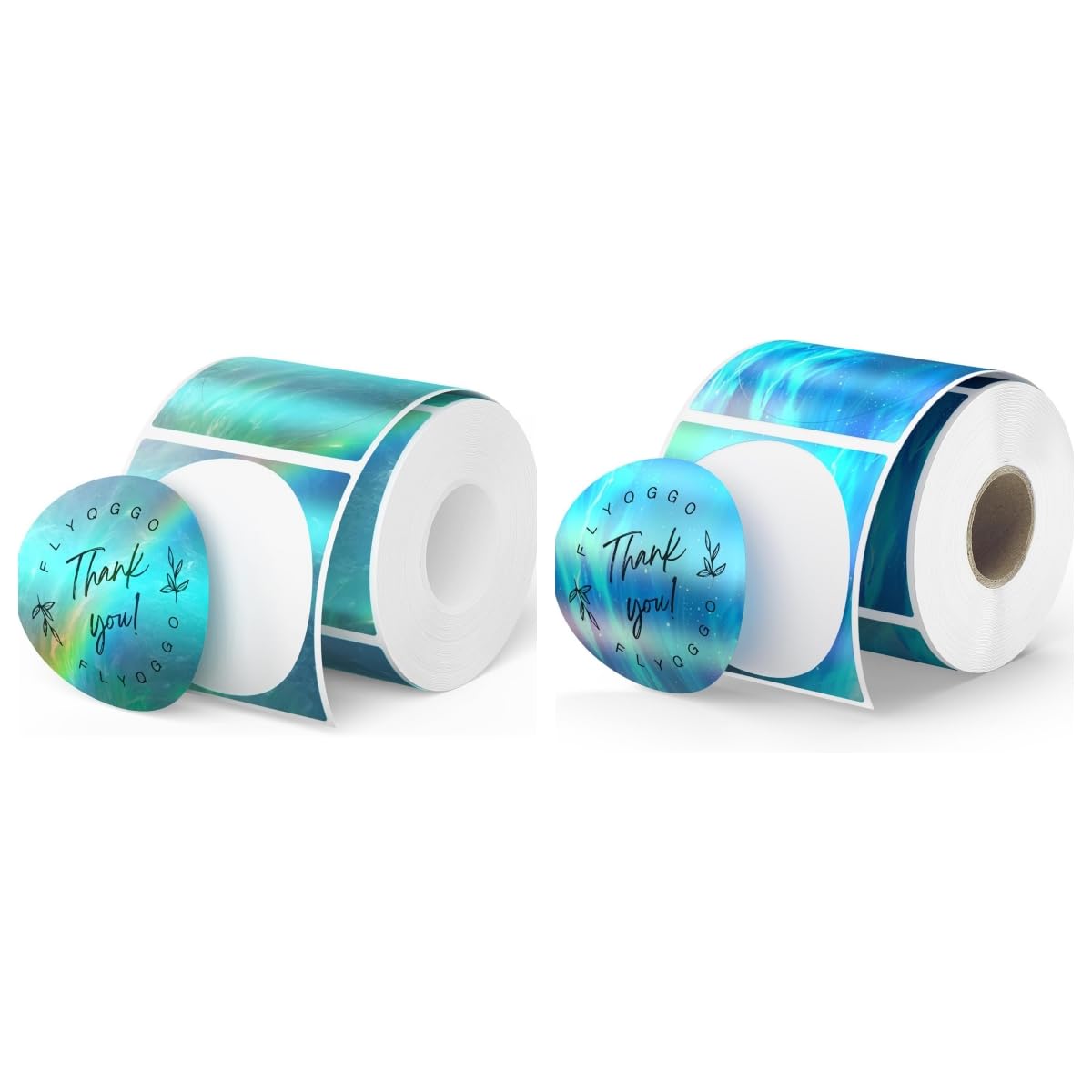 2 inch Round Holographic Thermal Labels 200pcs/roll & 500pcs/roll