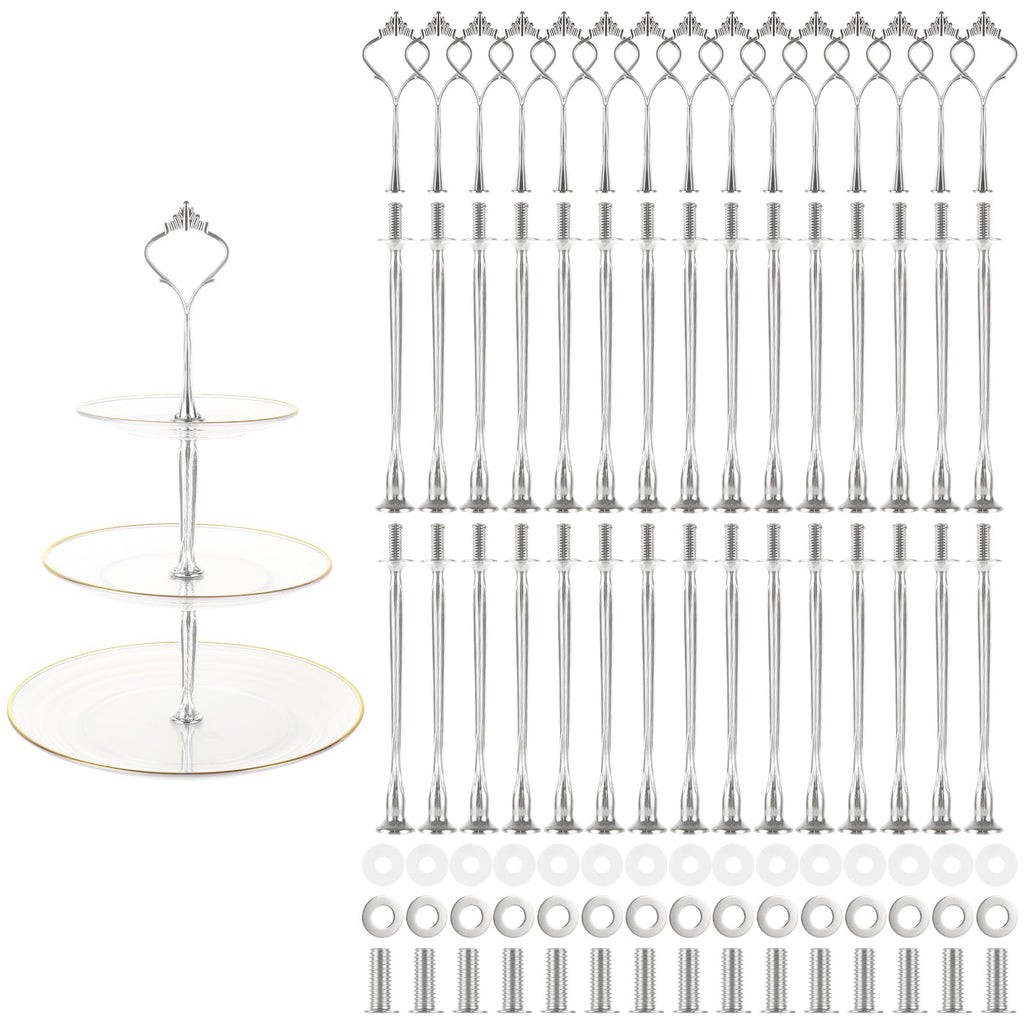 QTLCOHD 15 Set 3 Tiered Tray Hardware Kit, Zinc-Alloy Heavy Duty