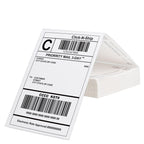 LLIKED 200 4x6 Fanfold Thermal Labels, Direct Thermal Shipping Labels 200 Labels