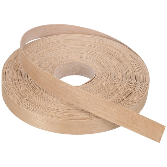 PATIKIL Cherry Edge Banding, 3/4 Inch x 100 ft Wood Veneer Tape Pre-glued Flexible Plywood Edge Banding with Hot Melt Adhesive for Furniture Restoration