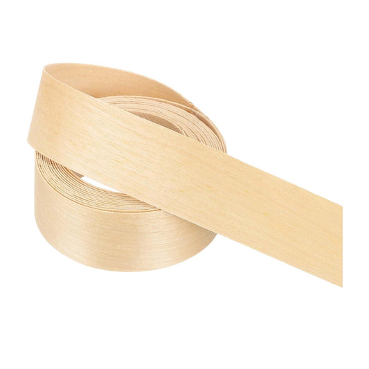 PATIKIL Birch Edge Banding, 1 Inch x 10 ft Wood Veneer Tape Pre-glued Flexible Plywood Edge Banding with Hot Melt Adhesive for Furniture Restoration