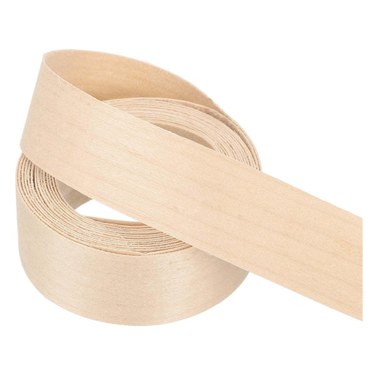 PATIKIL Maple Edge Banding, 1 Inch x 10 ft Wood Veneer Tape Pre-glued Flexible Plywood Edge Banding with Hot Melt Adhesive for Furniture Restoration