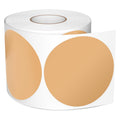 3" Round Circle Floor Dot Stickers Brown Vinyl Spots Labels 500 Pcs