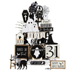 Vercraft Halloween Ghost Tiered Tray Decorations, Ghost
