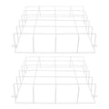 2Pcs Iron Exit Sign Protective Cage Wire Guard for Emergency Lights