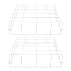 2Pcs Iron Exit Sign Protective Cage Wire Guard for Emergency Lights