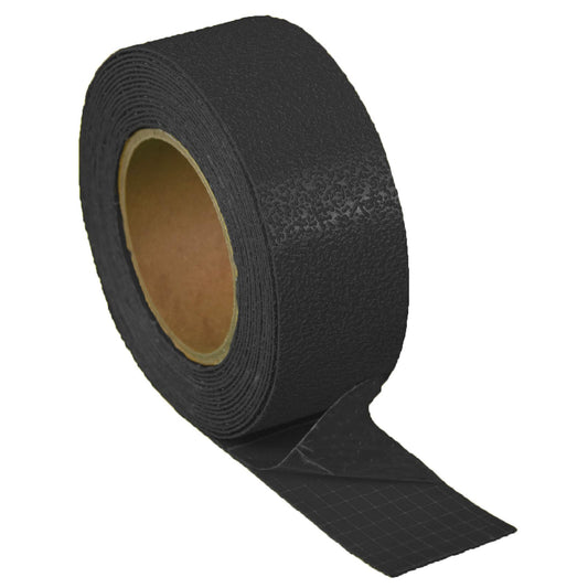 Pavement Marking Tape Slip-Resistant and Durable, Heavy-Duty Rubber Base for Outdoor Applications, Perfect for Driveways, Walkways, and Parking Areas (Black, 2 Inch X 18 Feet) Black
