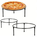 3 Pcs Black Metal Wire Pizza Pan Holder, 3 Size Pizza Stand