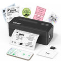 Labeer Bluetooth Thermal Shipping Label Printer, Wireless 4x6 Label Printer Black