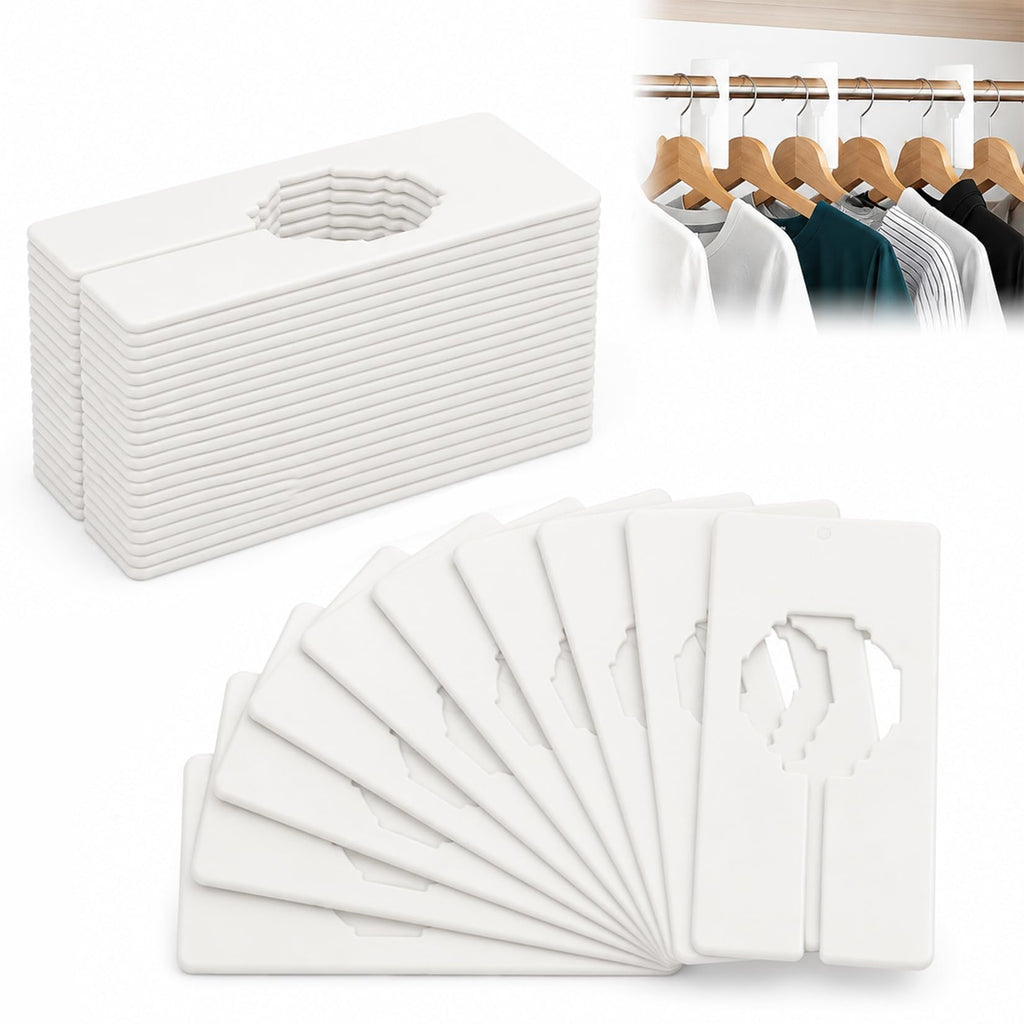 Sukh 30PCS Rectangular Closet Dividers - Plastic Closet Shelf Dividers