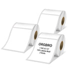 Universal Thermal Labels for 2&3 Inch Label Printers, 50×80mm, White 1.96"x3.15"
