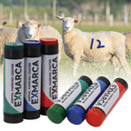Livestock Marker Crayons 6 Pack 100g Twist-Up Water-Resistant Non-Toxic
