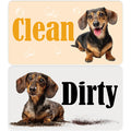 Dachshund Dishwasher Clean Dirty Magnet, Double-Sided