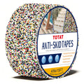 Anti Slip Stair Treads Outdoor Tape, 4" x15FTHeavy Duty Non-Slip Rubber Grip Tape Shower Waterproof Grip Tape Traction Tape for Pools Stairs Showers Bathroom Yellow & Black 4 IN