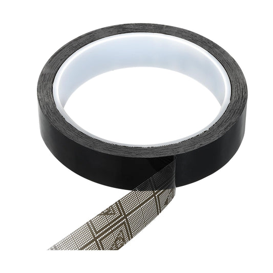 PATIKIL Antistatic Tape, 2.36 Mil Thick, 13/16 Inch x 39 Yards Conductive Adhesive Grid ESD Tape for Circuit Board Laptop Mobile Phone Communication Electronics Parts, Black