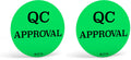 Kenco 2" Circle Inventory Control Stickers for Shipping and Inventory - 500 Permanent Adhesive Labels Per Roll Made in The USA (QC Approval, 2 Pack)