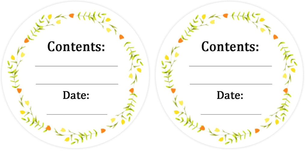 Dissolvable Canning Labels for Mason Jars,1.5 Inch Dissolvable Food Stickers Removable Freezer Food Date Labels for Food Containers(Pack-200) (Pack of 2) 1.5 inch (Pack of 2)