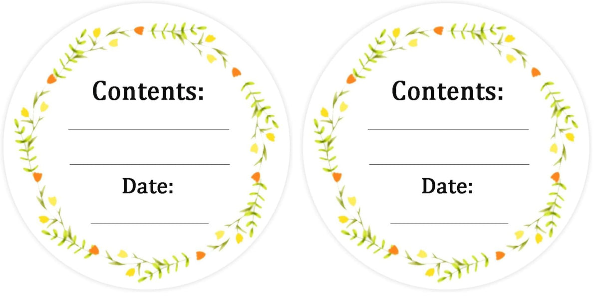 Dissolvable Canning Labels for Mason Jars,1.5 Inch Dissolvable Food Stickers Removable Freezer Food Date Labels for Food Containers(Pack-200) (Pack of 2) 1.5 inch (Pack of 2)