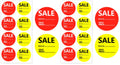 Regular Price Stickers,2 Inch Sale Price Sticker,Red Yellow Price Stickers for Retail Store,504 Pcs/Pack (Pack of 2) Regular (Pack of 2)