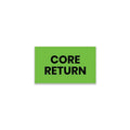 StickerJet Core Return – Warehouse Receiving Labels – 3"x5" Rectangle Labels – 500 Qty/Roll – Paper, Easy Peel and Stick, Strong Adhesive, No Residue, Made in USA