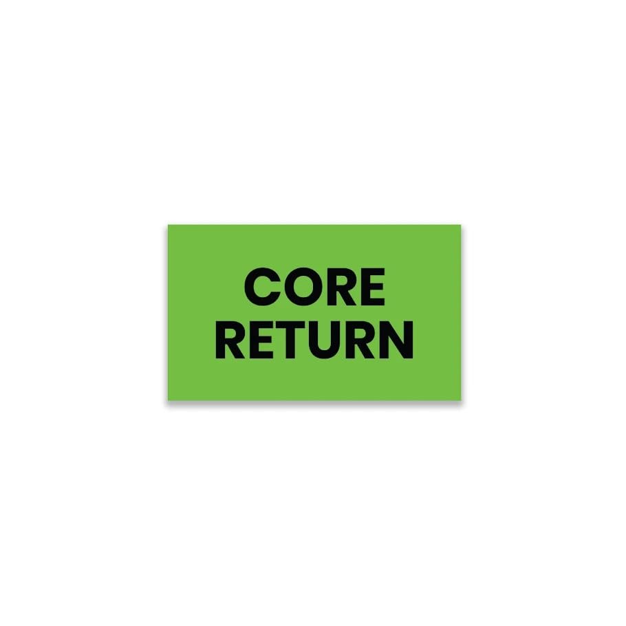 StickerJet Core Return – Warehouse Receiving Labels – 3"x5" Rectangle Labels – 500 Qty/Roll – Paper, Easy Peel and Stick, Strong Adhesive, No Residue, Made in USA