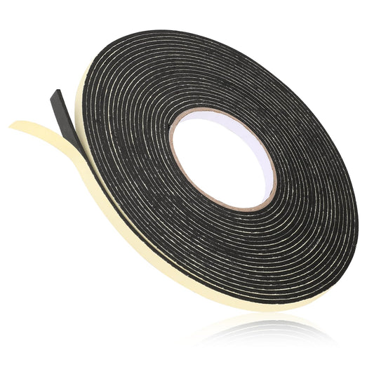 High-Density EVA Foam Speaker Gasket Tape, 3mm Thick, 10mm Wide, 33Ft Long, Soundproofing & Waterproofing Automotive Insulation