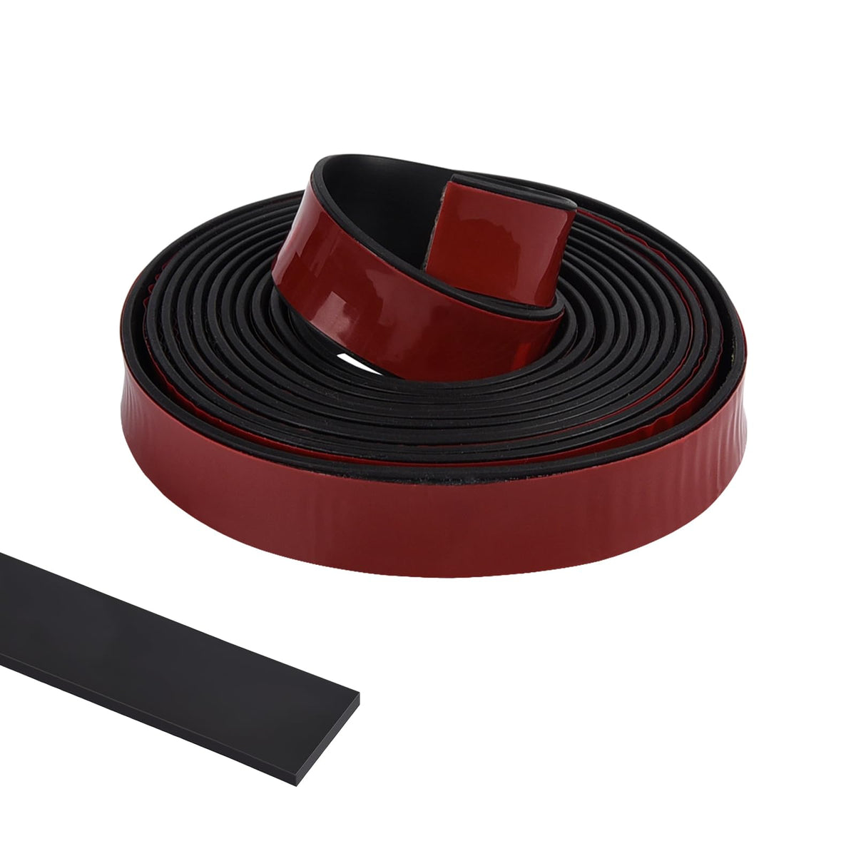 Neoprene Rubber Strips Self Adhesive Solid Rubber Sheets Rolls Strips for DIY Crafts Projects Insulation Cushion Gaskets Padding Sealing Warehouse Flooring Protection Black 1" Wide x 1/8" Thick x 120" Long