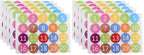 Baluue 5 Sheet Number Stickers, 1-20 Dot Consecutive Number Labels Self-Adhesive Stickers Vinyl Decals for Office, Classroom, Indoor, Boxes, Storage (Pack of 2) 29.5X21.5CM (Pack of 2)