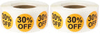 Color-coding stickers , 0.75-inch adhesive labels, 30% off, pack of 2 3/4-inch circle labels for retail use.