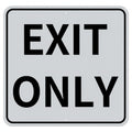 Colingmill Exit Only Metal Sign 18 x 18 Inch Heavy Duty Aluminum Traffic
