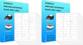 30-UP Shipping Labels 1" x 2-5/8" Address Stickers 20 Sheets 600 Pcs Printable Blank Labels Waterproof Matte White Stickers Vinyl Sticker Paper Dries Quickly for Inkjet Printer (Pack of 2) 30 up labels (Pack of 2)