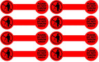 Top label Please Do Not Throw Away Stickers,Permanent Adhesive Sticker,300 Pcs Per Roll (Pack of 2)