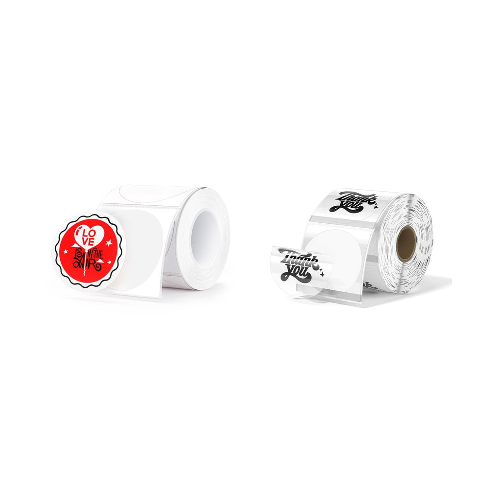Red&Black Thermal Labels for MUNBYN RW405+